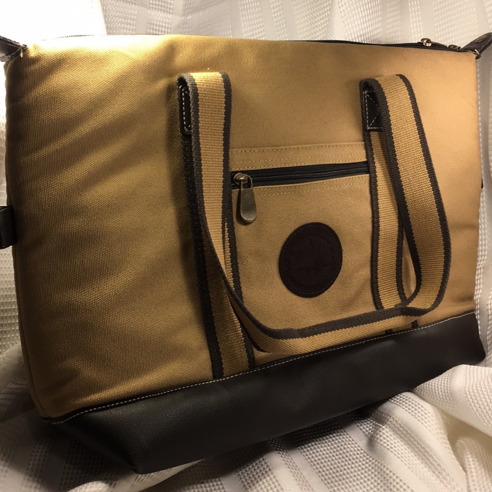 Eddie Bauer insulated canvas never used tote